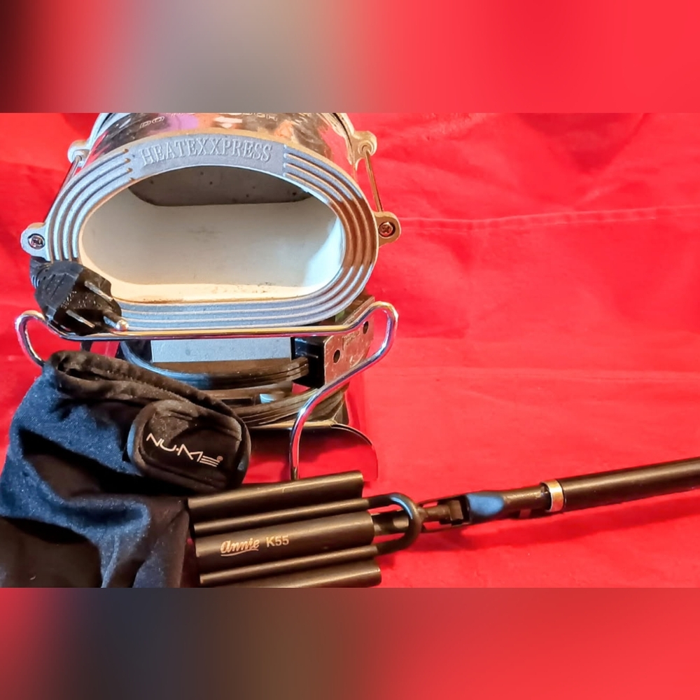 Heat Exxpress Ceramic Thermal Stove, Annie Thermal Crimper, NUME Heat Glove  Lot